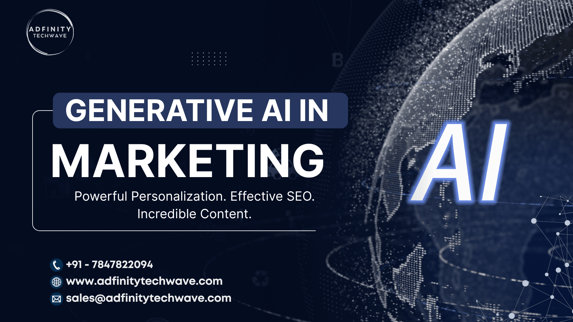 Futuristic digital marketing team using Generative AI in Marketing to create personalized content and optimize SEO strategies in 2025.